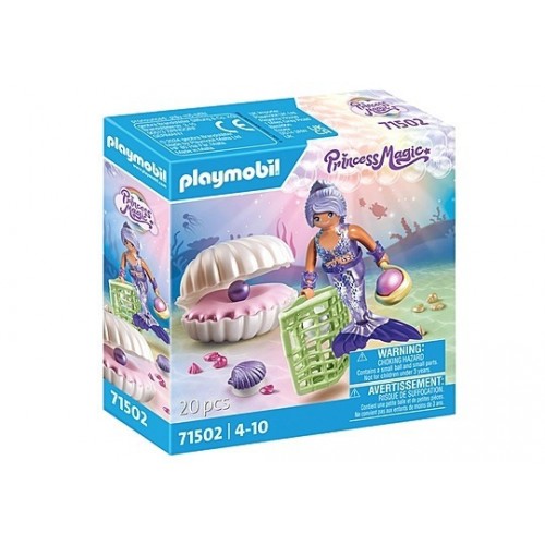 Playmobil Princess Magic Γοργόνα Κοχύλι Μαργαριταριών(71502)