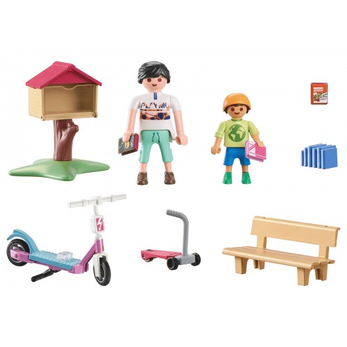 Playmobil City Life Υπαίθρια Ανταλλακτική Βιβλιοθήκη(71511)