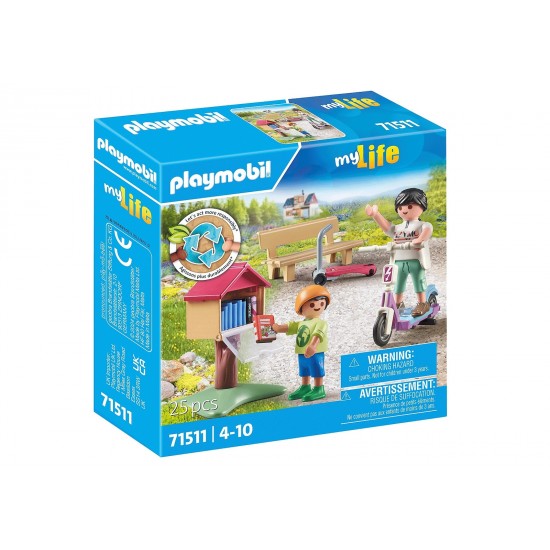 Playmobil City Life Υπαίθρια Ανταλλακτική Βιβλιοθήκη(71511)