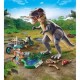 Playmobil Dinos T-Rex και Εξερευνητής Με Μοτοσικλέτα(71524)