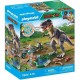 Playmobil Dinos T-Rex και Εξερευνητής Με Μοτοσικλέτα(71524)
