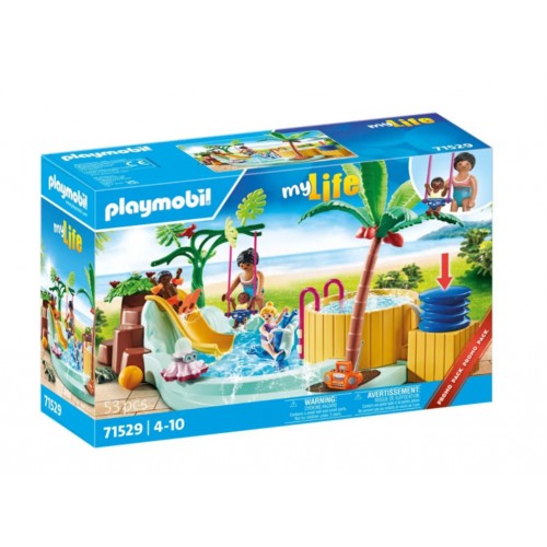 Playmobil My Life Παιδική Πισίνα με Υδρομασάζ (71529)
