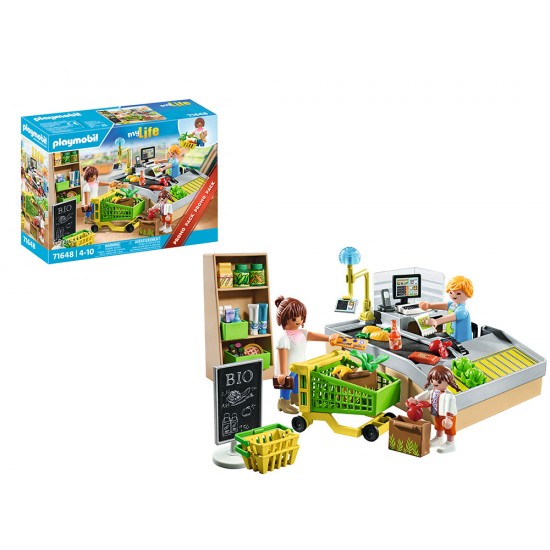 Playmobil My Life Ταμείο βιολογικού καταστήματος (71648)