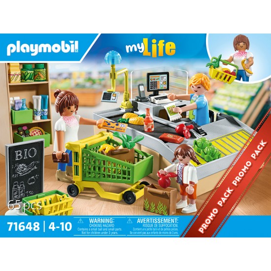 Playmobil My Life Ταμείο βιολογικού καταστήματος (71648)