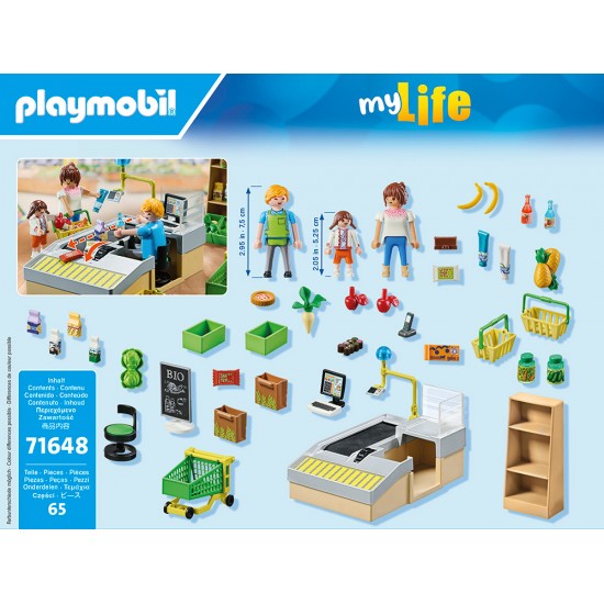 Playmobil My Life Ταμείο βιολογικού καταστήματος (71648)