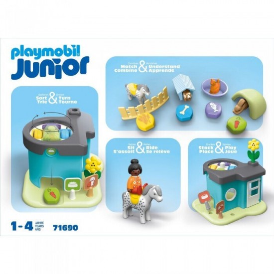 Playmobil Junior Junior: Ξενώνας Μικρών Ζώων (71690 )