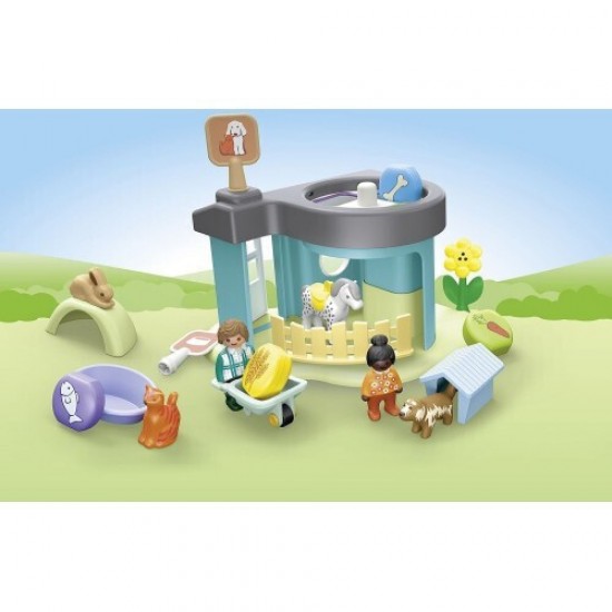 Playmobil Junior Junior: Ξενώνας Μικρών Ζώων (71690 )