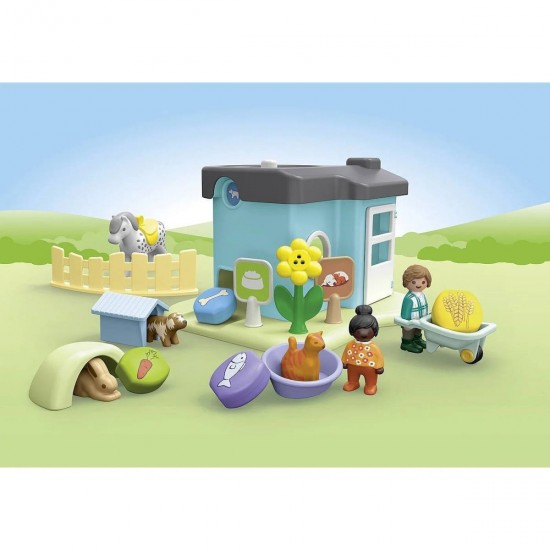 Playmobil Junior Junior: Ξενώνας Μικρών Ζώων (71690 )