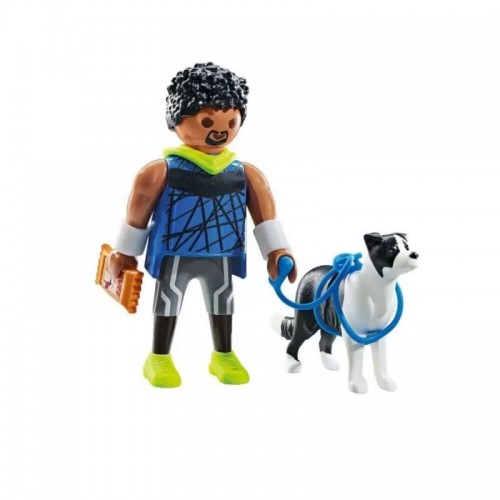 Playmobil My Life Αθλητής με Μπόρντερ Κόλεϊ (71740)