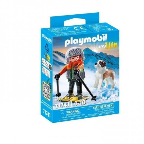 Playmobil My Life Ορειβάτης με σκύλο του Αγίου Βερνάρδου (71741)