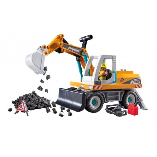 Playmobil Action Heroes Μεγάλος Εκσκαφέας Κατασκευών(71749)