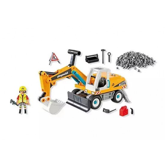 Playmobil Action Heroes Μεγάλος Εκσκαφέας Κατασκευών(71749)