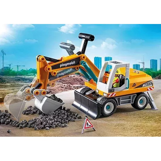 Playmobil Action Heroes Μεγάλος Εκσκαφέας Κατασκευών(71749)