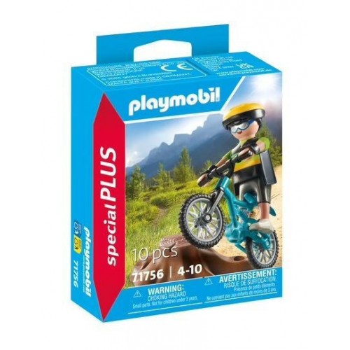 Playmobil specialPLUS Ποδηλάτης με mountain bike (71756)