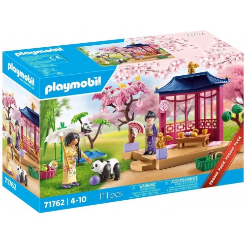 Playmobil My Life Ασιατικός κήπος με κιόσκι και πάντα(71762)