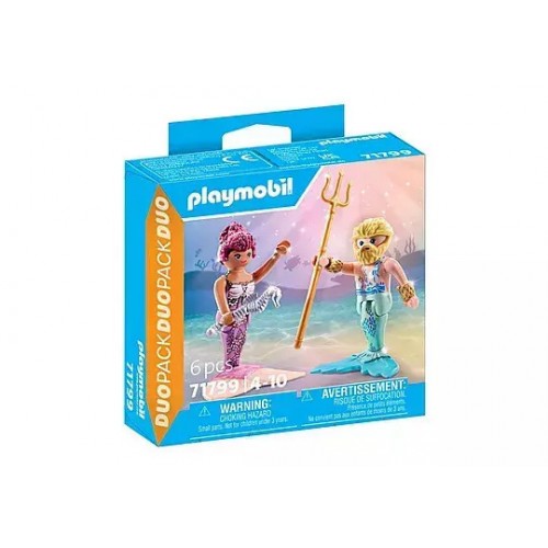 Playmobil duo_pack Γοργόνα και Τρίτωνας (71799)