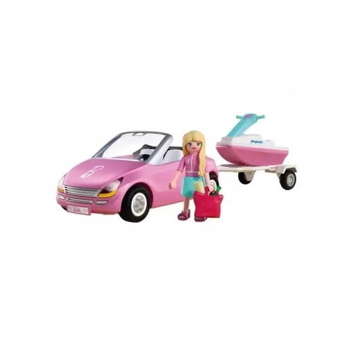 PLAYMOBIL x Barbie Κάμπριο με θαλάσσιο jet (72123)