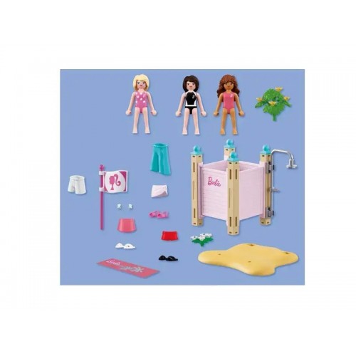 PLAYMOBIL x Barbie Ντουζ και Αλλαξιέρα παραλίας (72124)