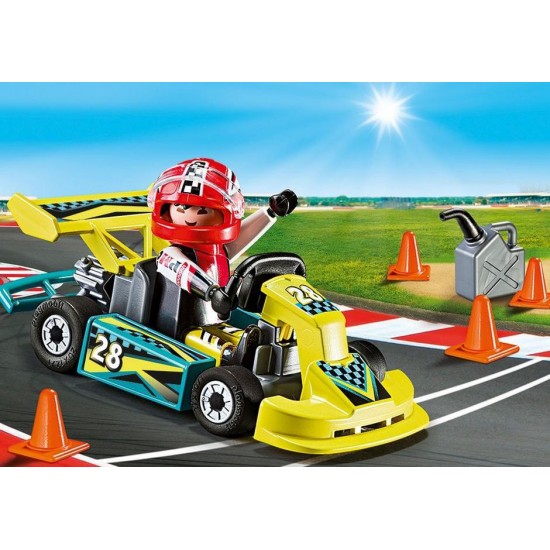 Playmobil ACTION Βαλιτσάκι Go-Kart (9322)