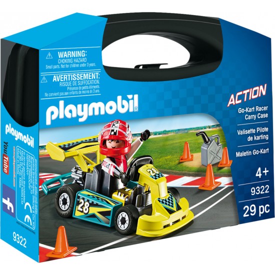 Playmobil ACTION Βαλιτσάκι Go-Kart (9322)