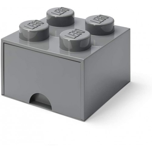 Lego Room Copenhagen Storage Brick 4 Dark Grey (40051754)