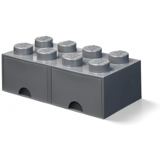 Lego Room Copenhagen Storage Brick 8 Dark Grey (40061754)