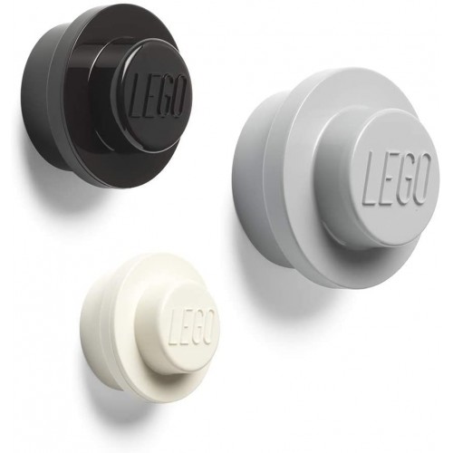 Lego Room Copenhagen Wall Hanger Set - White, Black, Grey (40161733)