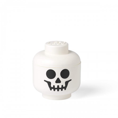 Lego Room Copenhagen Storage Head "Skeleton" Small White Black (40311728)