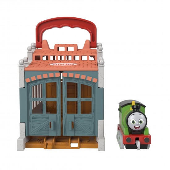 Fisher Price Thomas and Friends Φορητός Σταθμός Τρένων  Percy (HGX72/HGX68)