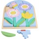 Mattel Fisher-Price: Wooden Flower Puzzle Blocks (HXT97)