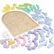 Mattel Fisher-Price: Wooden Flower Puzzle Blocks (HXT97)