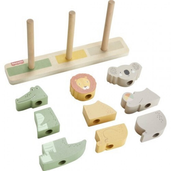 Mattel Fisher-Price Ξύλινα Ζωάκια Παιχνίδι Κινητικών Δεξιοτήτων (HXV04) Mattel Fisher-Price Ξύλινα Ζωάκια Παιχνίδι Κινητικών Δεξιοτήτων (HXV04)