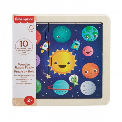 Fisher-Price: Wooden Jigsaw Puzzle - Planet (HXV16) Fisher-Price: Wooden Jigsaw Puzzle - Planet (HXV16)