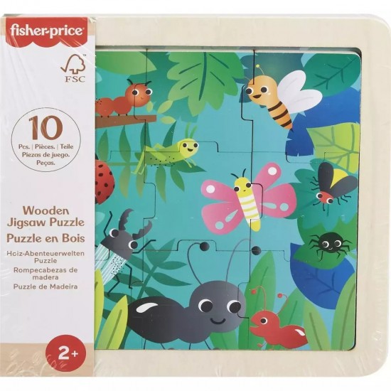 Fisher-Price: Wooden Jigsaw Puzzle - Bug (HXV19) Fisher-Price: Wooden Jigsaw Puzzle - Bug (HXV19)