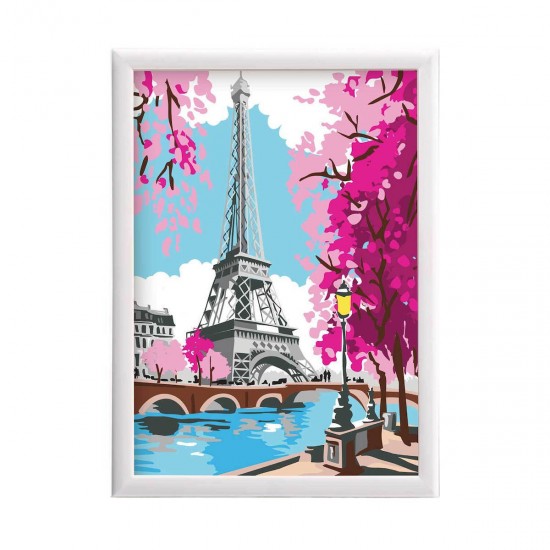 As Paint & Frame Paint by Numbers Spring Paris(1038-41022)