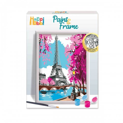 As Paint & Frame Paint by Numbers Spring Paris(1038-41022)