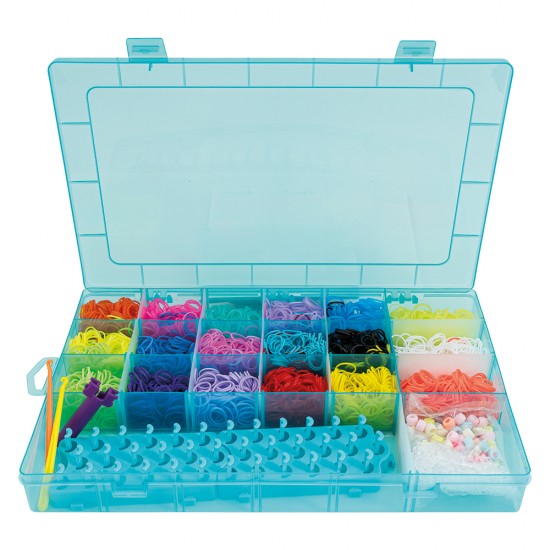 AS Plexi Flexi Love Μεγάλη Θήκη Με 4500 Λαστιχάκια & 100 Αξεσουάρ(1080-25575)