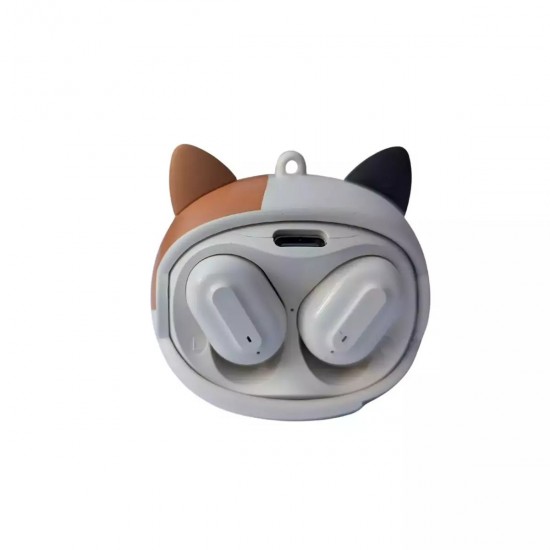 Lazerbuilt Squishmallows Cam the Cat True Wireless Bluetooth Earphones – Ασύρματα Παιδικά Ακουστικά με Μικρόφωνο(5060777101527)
