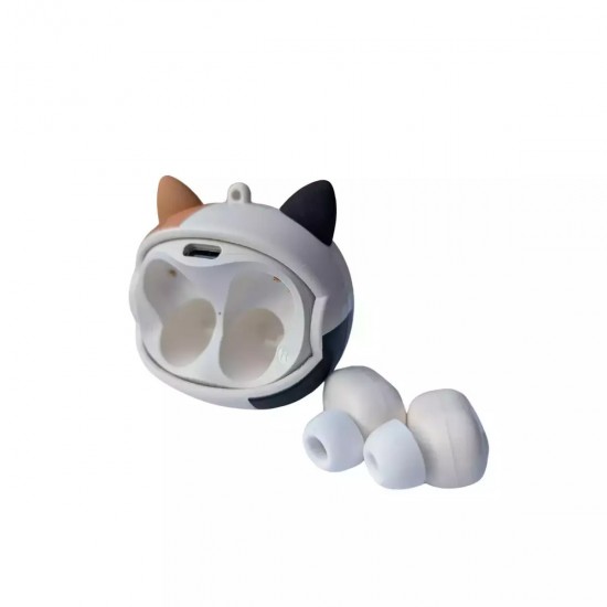 Lazerbuilt Squishmallows Cam the Cat True Wireless Bluetooth Earphones – Ασύρματα Παιδικά Ακουστικά με Μικρόφωνο(5060777101527)
