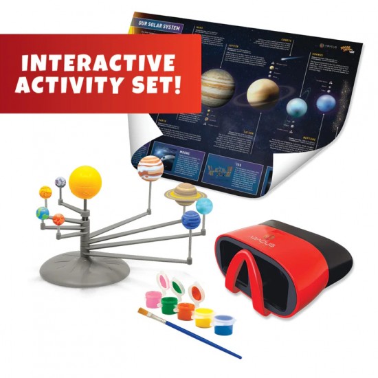 Abacus Brands Solar System VR Επιστημονικό σετ εικονικής πραγματικότητας – Πλήρης Έκδοση – Περιλαμβάνει Γυαλιά VR (AB94628)