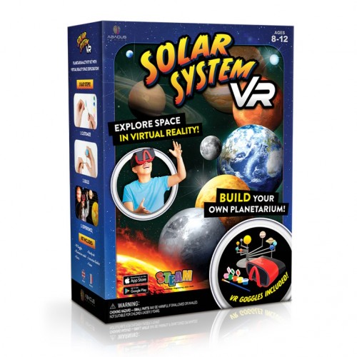 Abacus Brands Solar System VR Επιστημονικό σετ εικονικής πραγματικότητας – Πλήρης Έκδοση – Περιλαμβάνει Γυαλιά VR (AB94628)