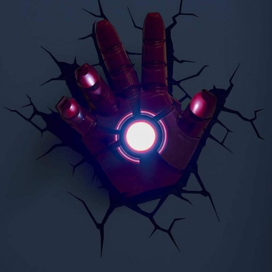 3D Light FX – 3DL Marvel Iron Man Hand Light (117041)