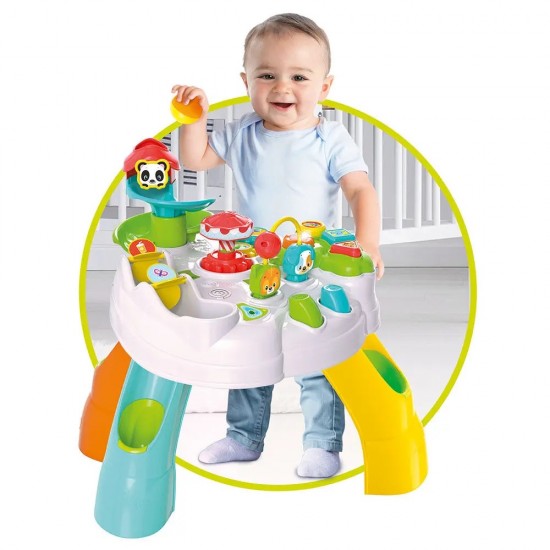 As Baby Clementoni Play For Future Βρεφικό Εκπαιδευτικό Τραπέζι Πάρκο Διασκέδασης Για 12+ Μηνών (1000-17300)