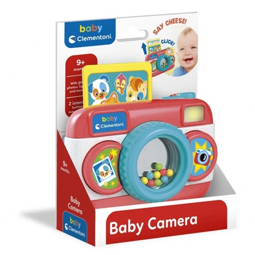 As Baby Clementoni Βρεφικό Παιχνίδι Baby Κάμερα Για 9+ Μηνών (1000-17461)