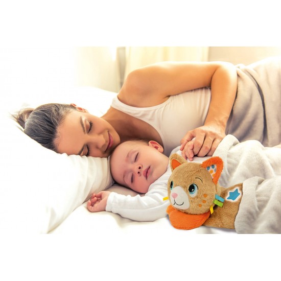 As Baby Clementoni Βρεφικό Παιχνίδι Γατούλα - Χαλαρώνω & Ηρεμώ Για 0 Μηνών και άνω (1000-17771)