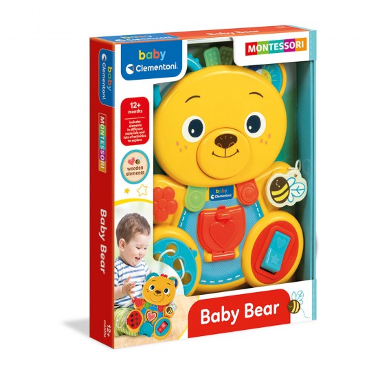 As Baby Clementoni Βρεφικό Παιχνίδι Baby Bear Για 12 Μηνών και άνω (1000-17856)