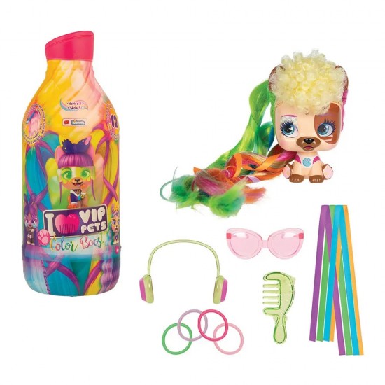 As VIP Pets Σειρά 2 Color Boost Συλλεκτική Κούκλα με Απίστευτα Μακριά Μαλλιά (1013-71200)