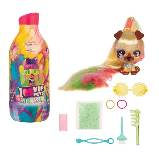 As VIP Pets Σειρά 2 Color Boost Συλλεκτική Κούκλα με Απίστευτα Μακριά Μαλλιά (1013-71200)