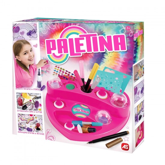 As Παλετίνα Σετ Ζωγραφικής Σε Σχήμα Καρδιά Για 3+ Χρονών (1023-56361)