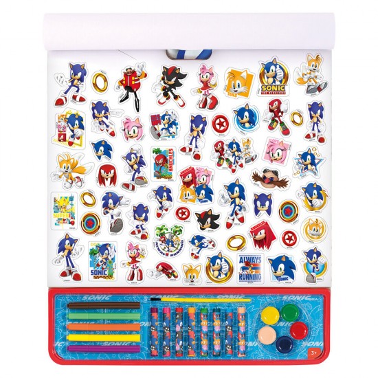 As Giga Block Σετ Ζωγραφικής Sonic The Hedgehog 5 Σε 1 Για 3 Χρονών και άνω (1023-62748)